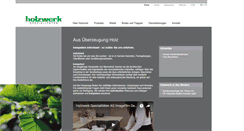 Desktop Screenshot of holzwerk.ch