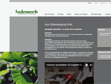Tablet Screenshot of holzwerk.ch